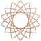 Ekena Millwork Eleanor Wood Fretwork Pierced Ceiling Medallion, Cherry, 18"OD x 6 7/8"ID x 3/8"T CMWP18X18X0375EACH - alternate 1